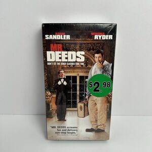 BRAND NEW Mr. Deeds (VHS; 2002) Adam Sandler RARE Sealed